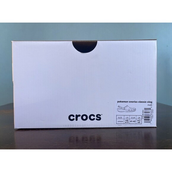 Crocs x Pokemon Classic Clog "Snorlax" Men's Size 8/Women's Size 10 210245-90H - Picture 11 of 11